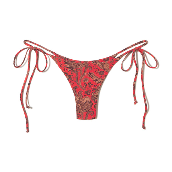 Daphne Bottom | Red Paisley