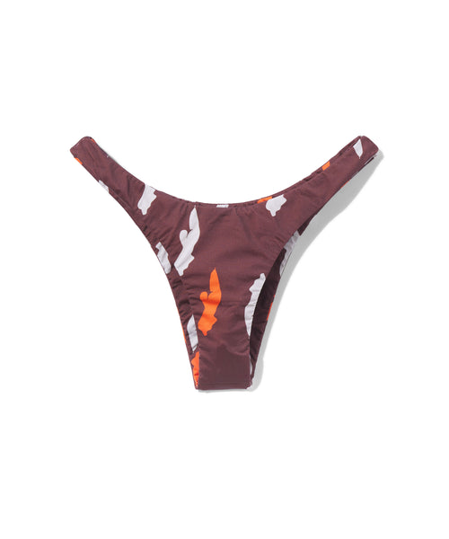 Orpheus Bottom | Brown Rust Floating Figure
