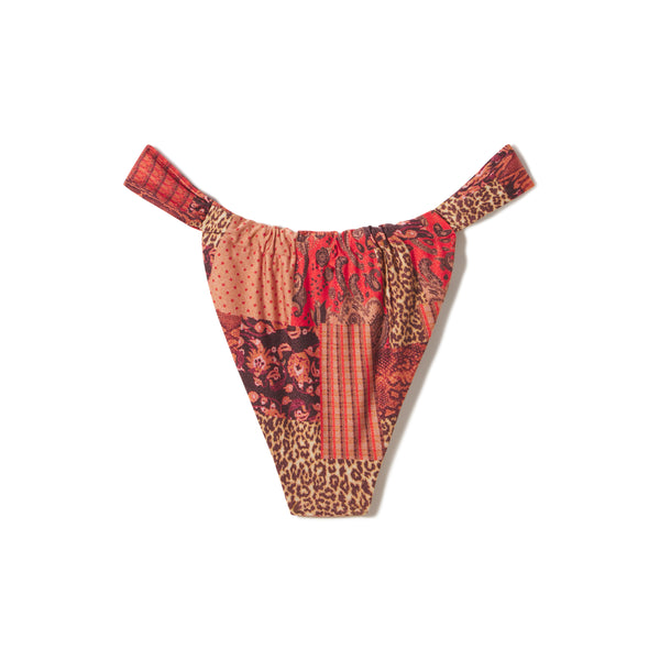 Hillcrest Bottom | Red Patchwork