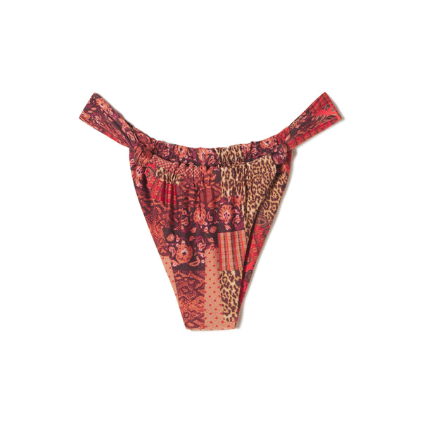 Hillcrest Bottom | Red Patchwork