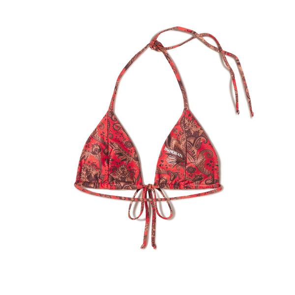 Sylvia Top | Red Paisley