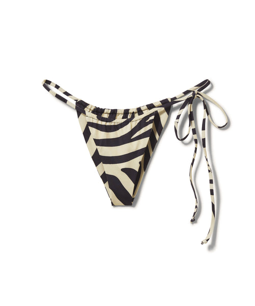 Las Olas Bottom | Cream and Black Zebra