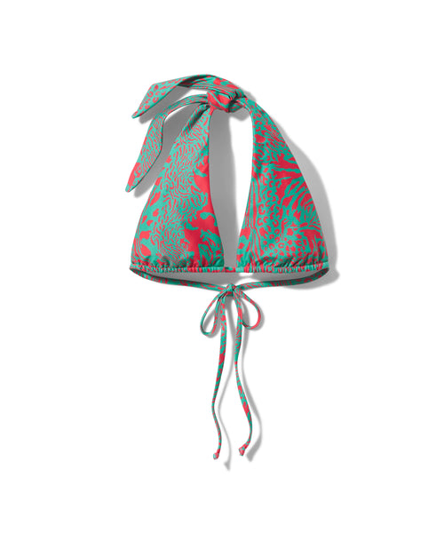 Neptune Top | Seafoam Zebra Wave