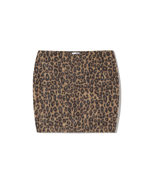 Nia Mini Skirt | Leopard